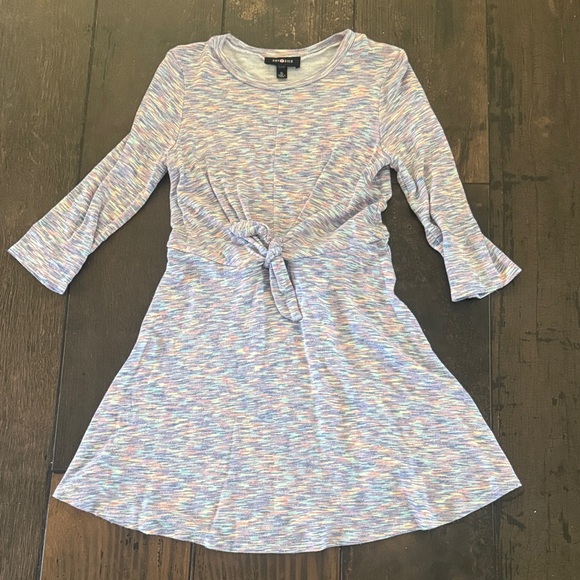 Amy Byer Pastel Rainbow Casual Kids Dress - Picture 1 of 3